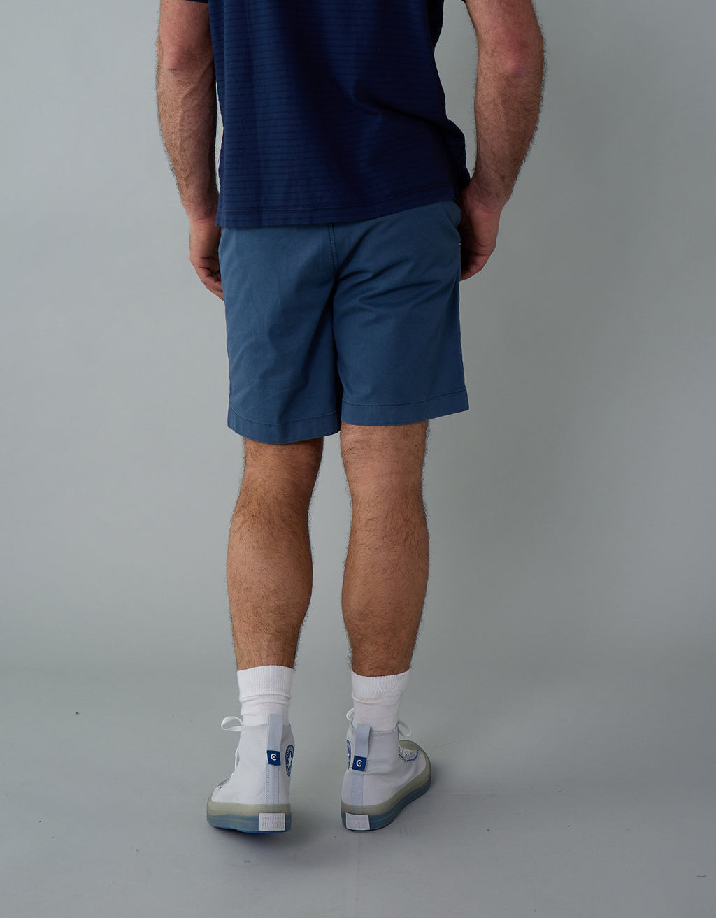 Ae 9 Flex Pantalón Corto Caqui Usado - Azul 4133_7809_400_ob