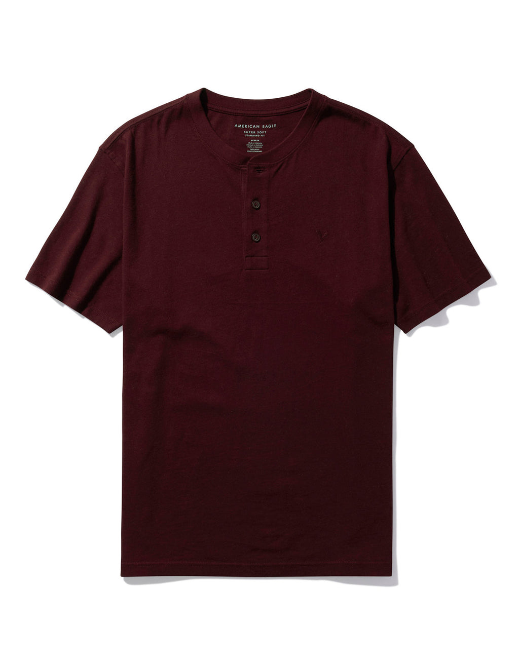 Polo sin Cuello cuello Henley manga corta Hombre AE - Generico 4165_1740_604_f