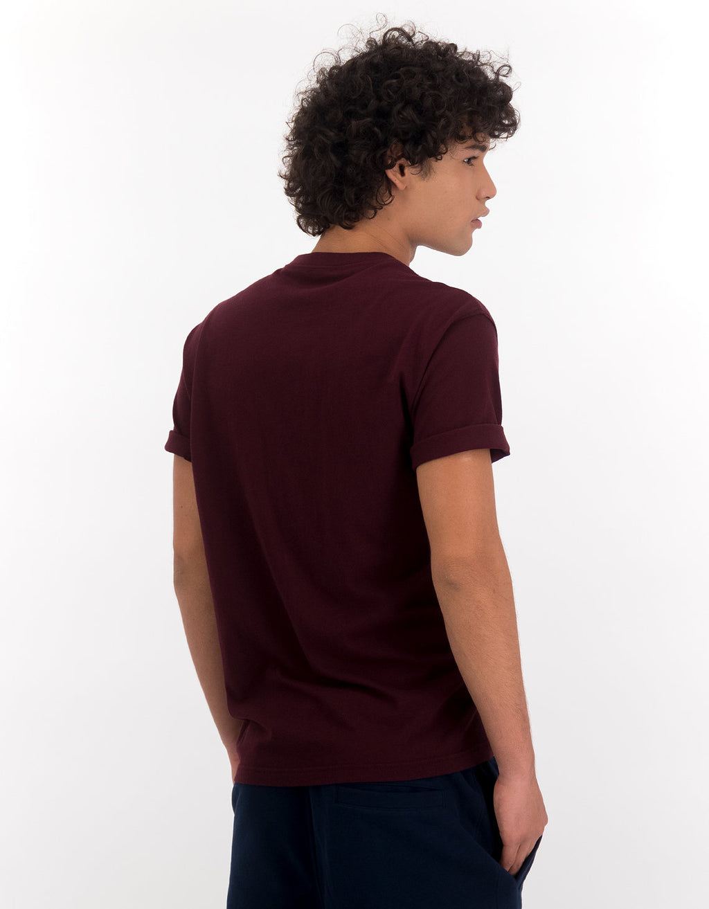 Polo sin Cuello cuello Henley manga corta Hombre AE - Generico 4165_1740_604_ob