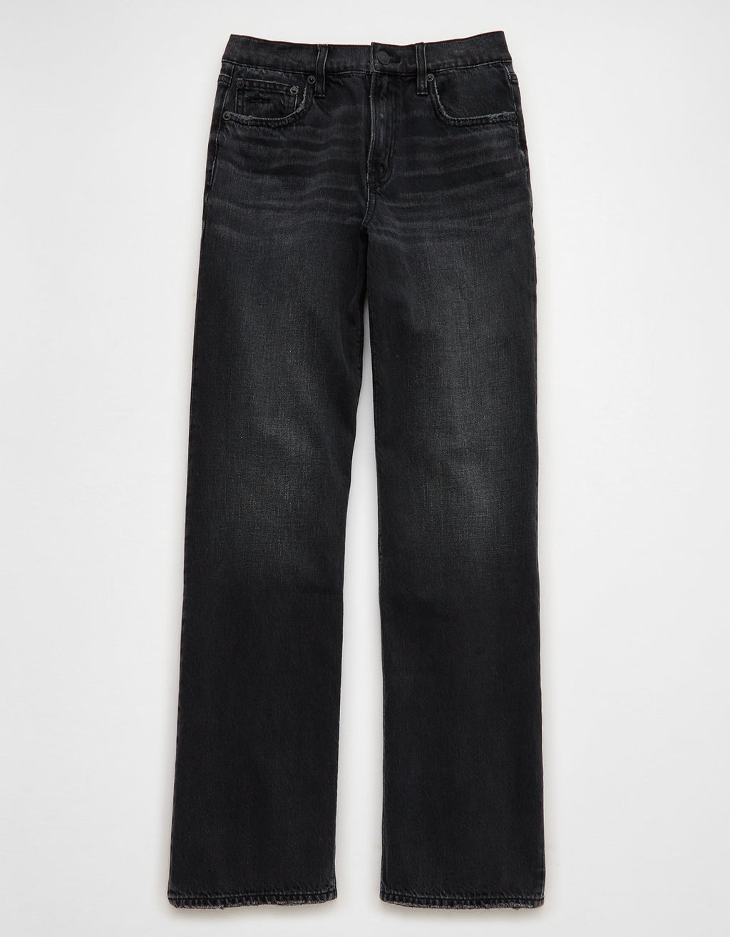 Jean Stovepipe Talle Alto Mujer AE - Negro 4435_5016_045_f