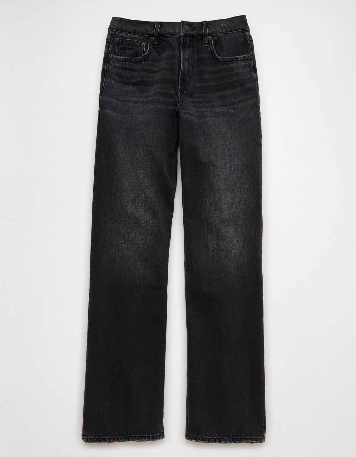 Jean Stovepipe Talle Alto Mujer AE - Negro 4435_5016_045_f