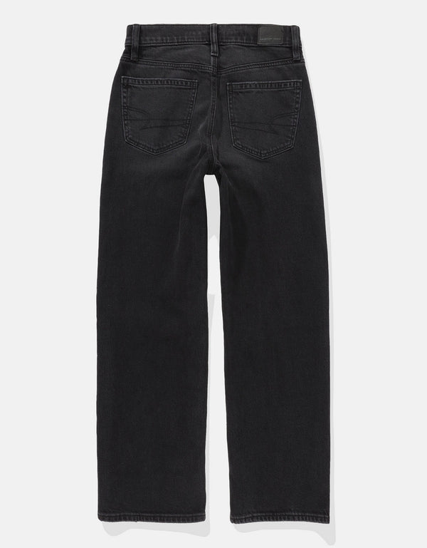Jean Stovepipe Tiro Alto Ae - Negro