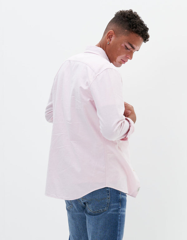 Camisa AE Oxford con botones Slim Fit - Rosa