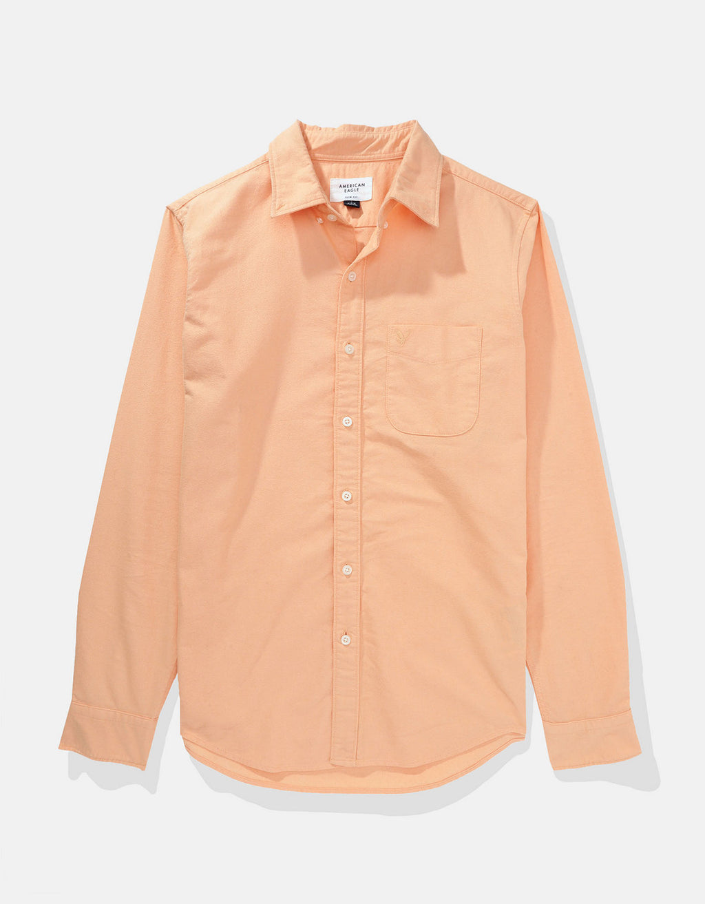 Camisa Slim fit Ae Oxford con botones - Gris 5153_2100_846_f