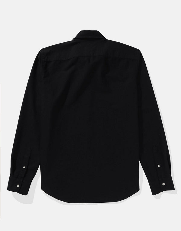 Camisa Oxford Slim Fit Ae - Negro