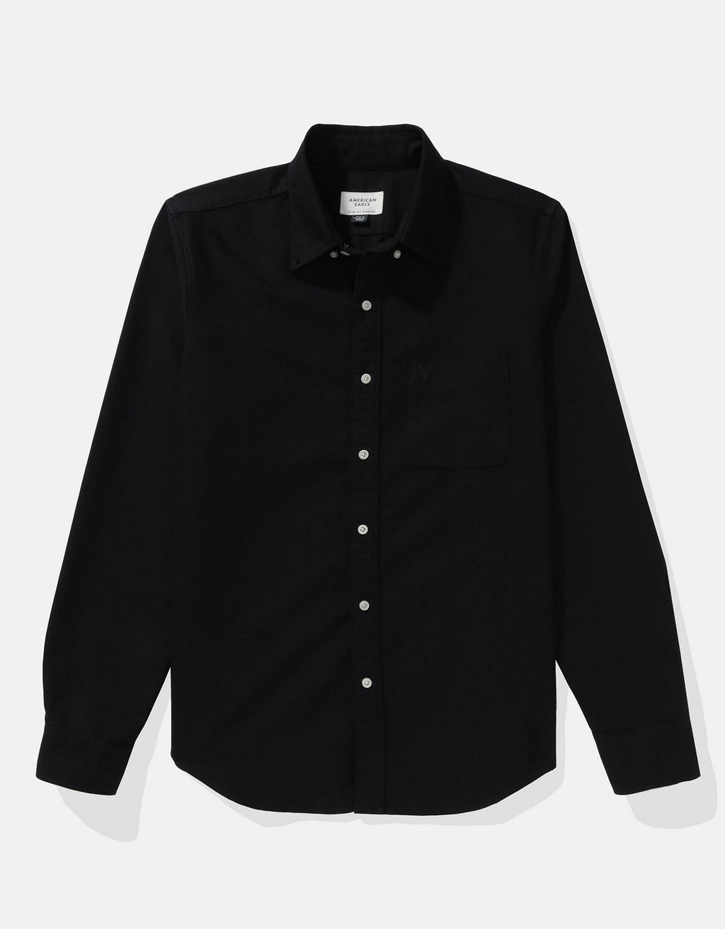 Camisa Oxford Slim Fit Ae - Negro 5153_2830_001_f