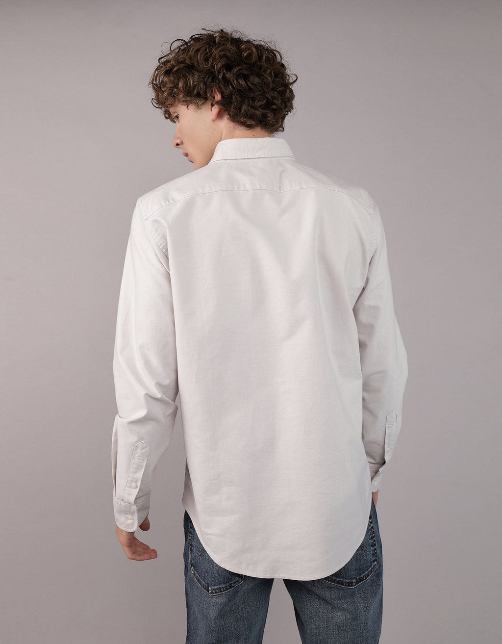 Camisa Oxford Slim Fit Ae - Generico 5153_2830_207_ob
