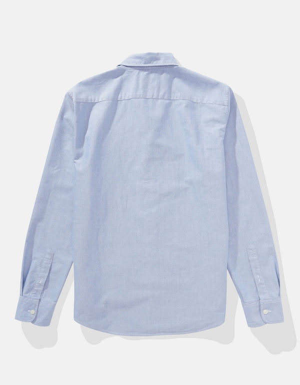 Camisa Oxford Slim Fit Ae - Azul