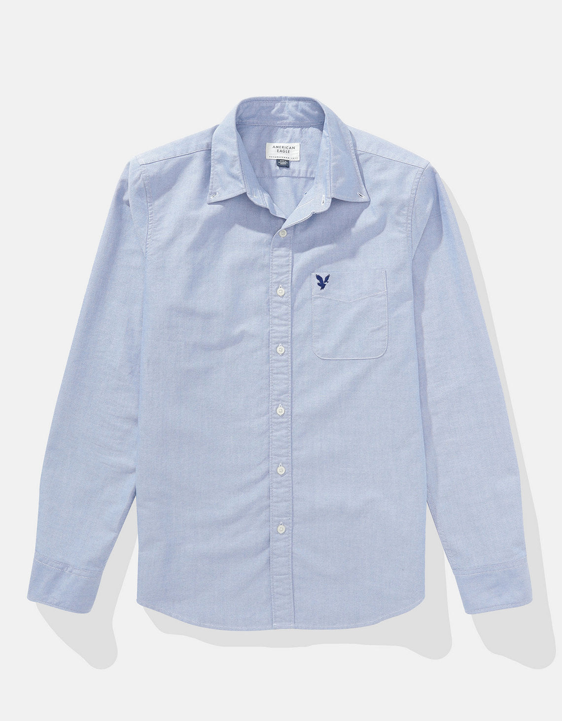 Camisa Oxford Slim Fit Ae - Azul 5153_2830_400_f
