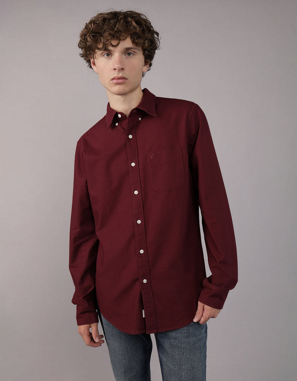 Camisa Oxford Slim Fit Ae - Generico