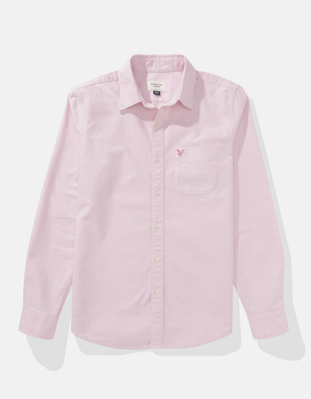 Camisa Oxford Slim Fit Ae - Rosa 5153_2830_615_f