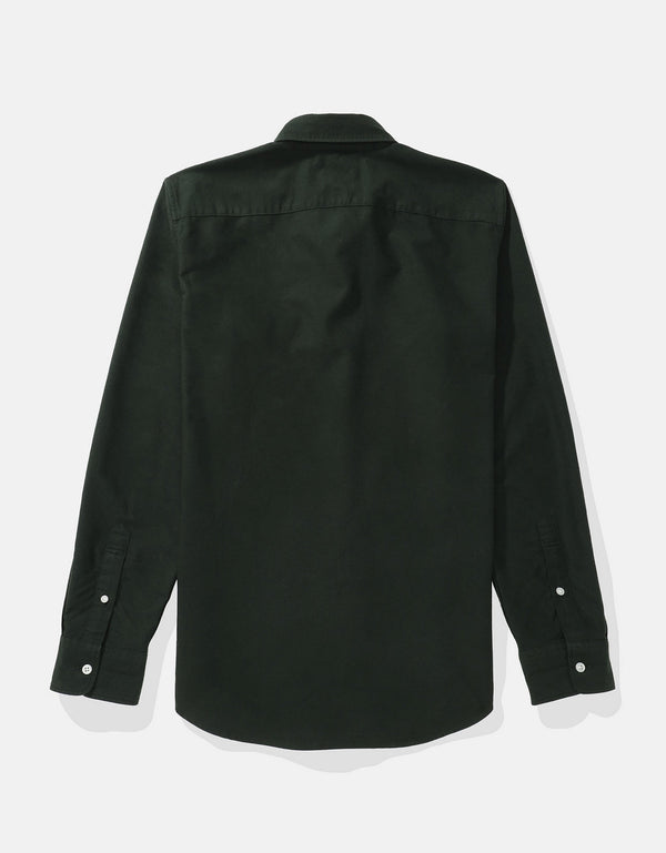 Camisa Oxford Slim Fit Ae - Verde