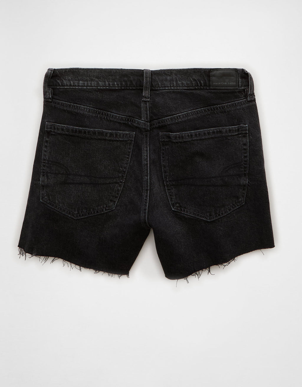 Short en Denim con Corte Ex-Boyfriend y Tiro Bajo para Mujer - Negro 5332_8243_095_b