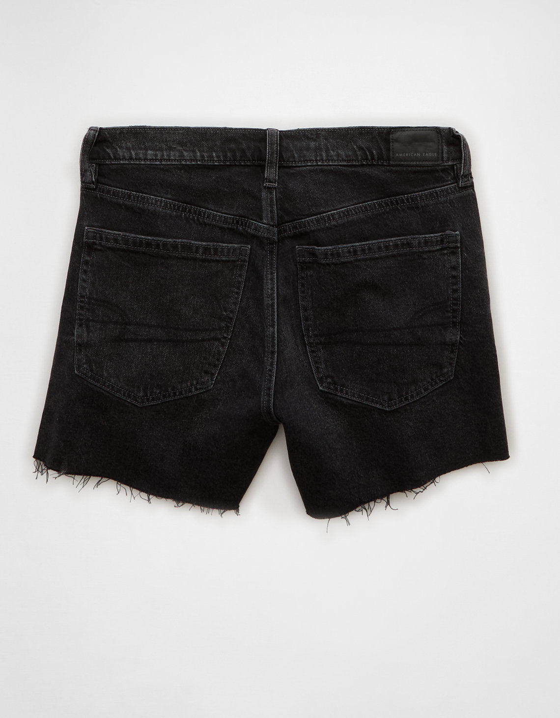 Short en Denim con Corte Ex-Boyfriend y Tiro Bajo para Mujer - Negro 5332_8243_095_b