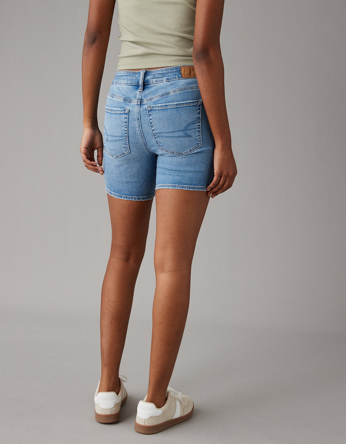 Short Skinny de Tiro Bajo Mujer AE - Generico 6332_7789_432_ob