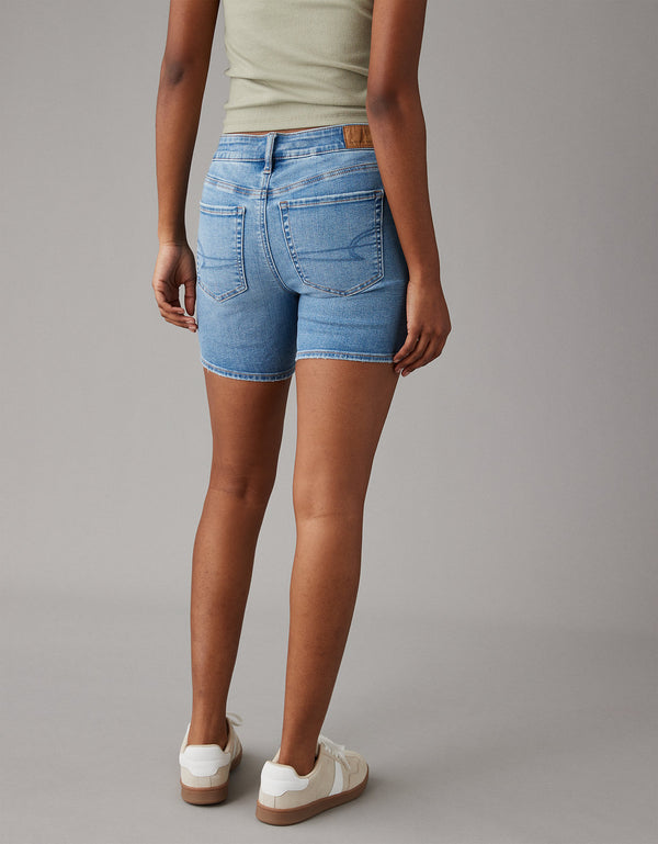 Short Skinny de Tiro Bajo Mujer AE - Generico