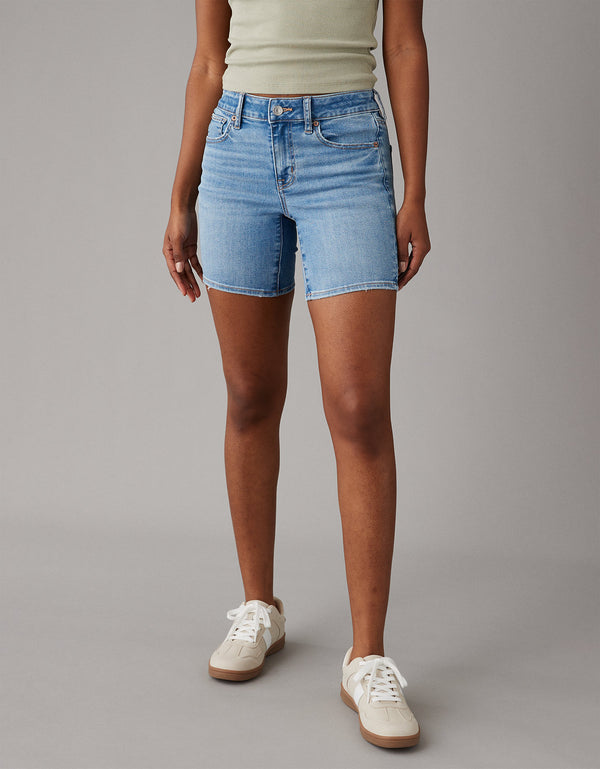 Short Skinny de Tiro Bajo Mujer AE - Generico