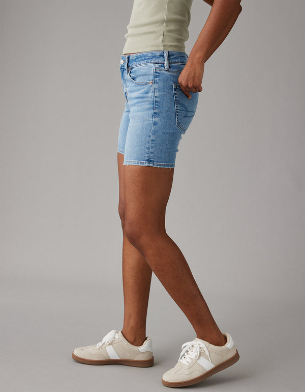 Short Skinny de Tiro Bajo Mujer AE - Generico