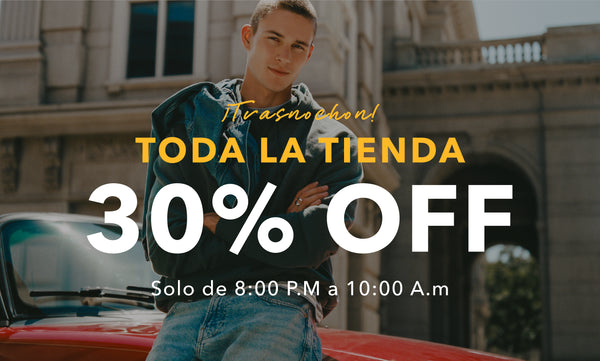 Toda la tienda hasta 30% OFF