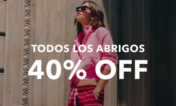 40% OFF EN ABRIGOS