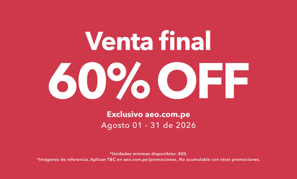 Venta final 60% OFF