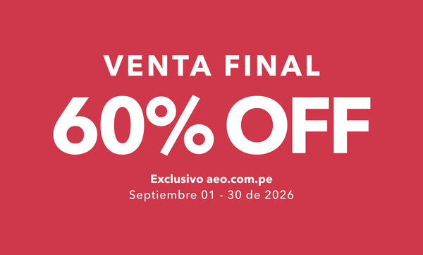 Venta final 60% OFF